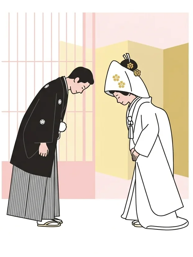 新郎新婦のお辞儀